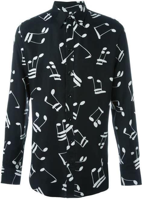 ysl music note shirt|Saint Laurent Official Online Store .